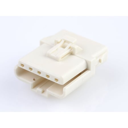Molex Ditto Hermaphroditic Crimp Housing, Positive Lock, 5 Circuit, High-Temperature, Natural 1502010015